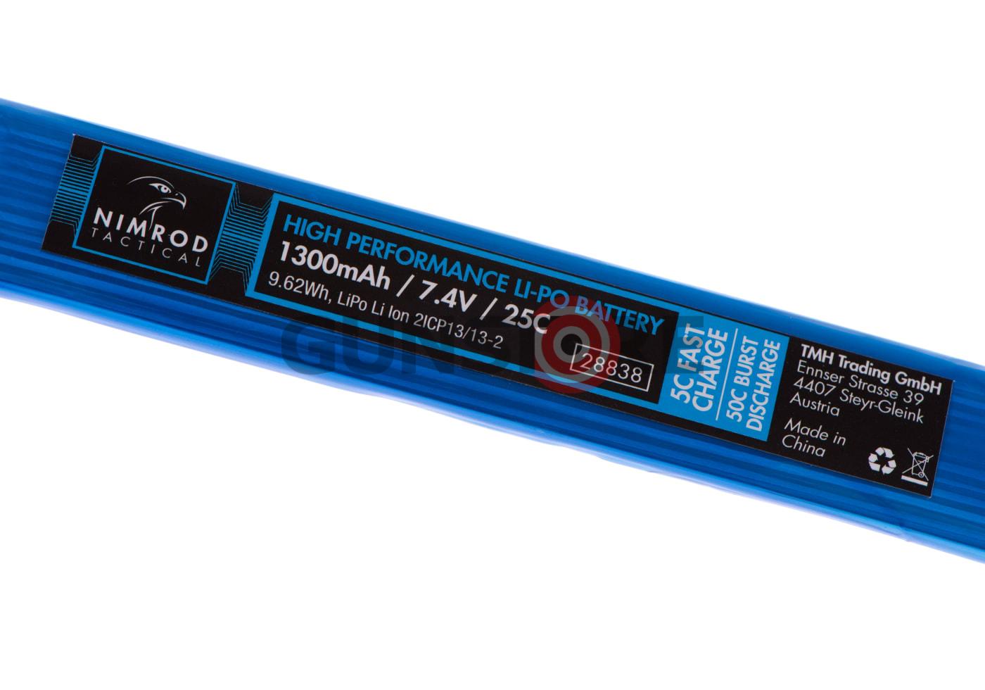 Fotografia: Lipo 7.4V 1300mAh 25C Twin Type