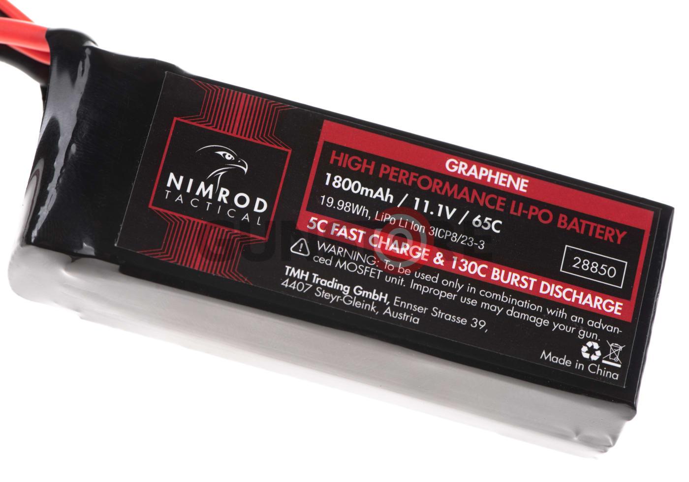 Fotografia: Lipo 11.1V 1800mAh 65C Graphene