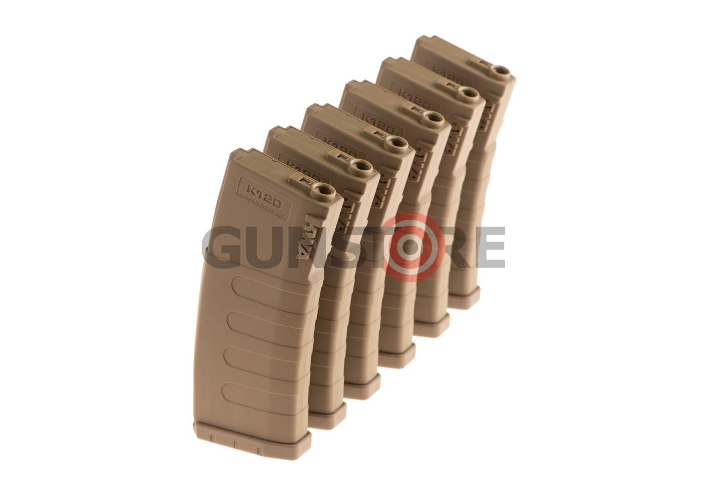 Magazin K120 M4 Midcap 120rds 6-pack