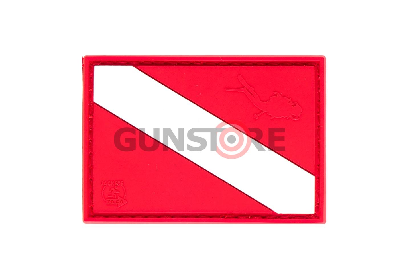 Diver Down Flag Rubber Patch