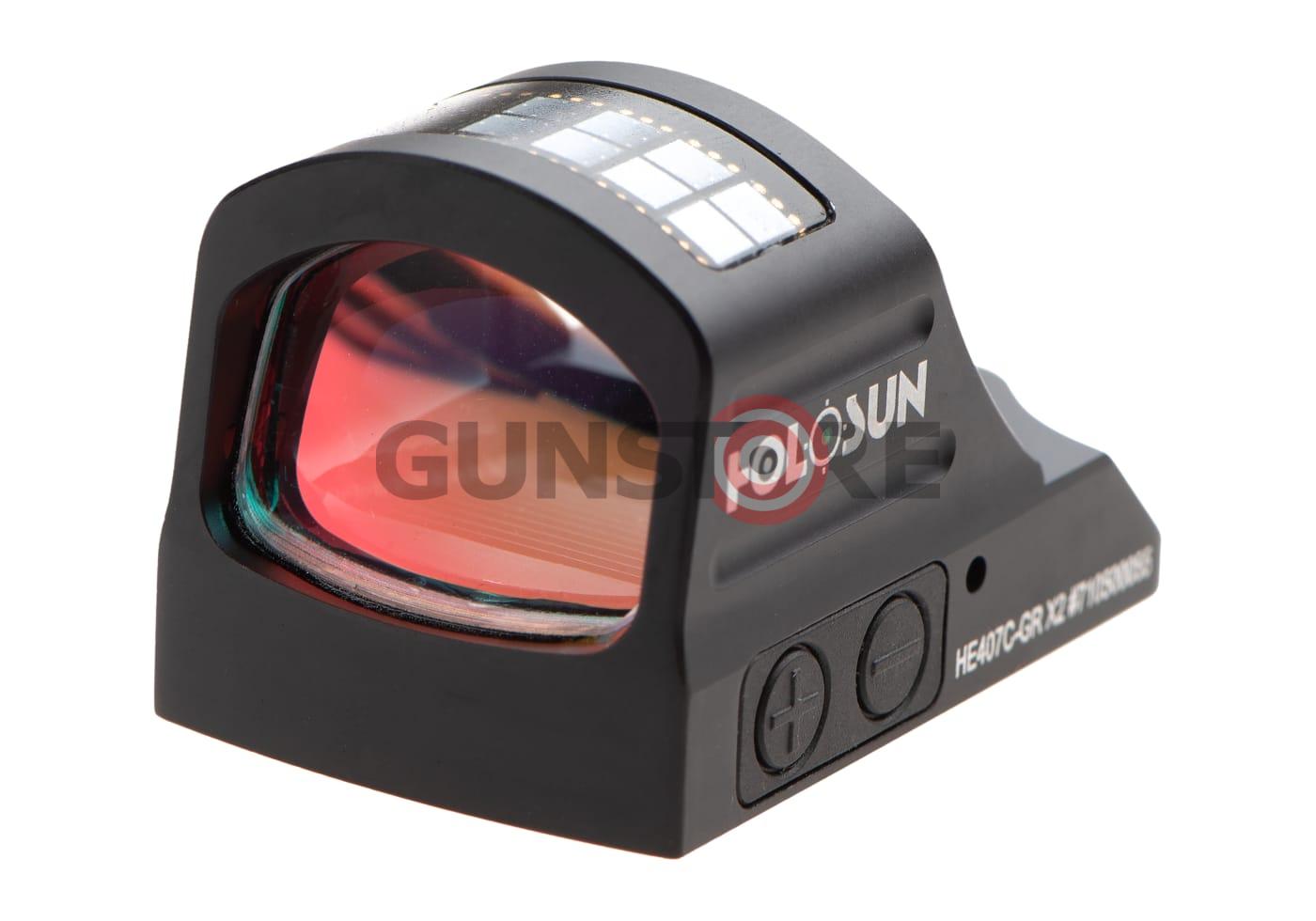 Fotografia: HE407C-GR X2 Elite Solar Green Dot Sight