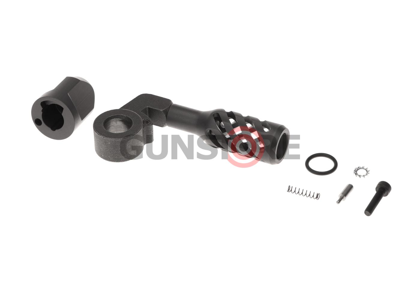 VSR-10 Twisted Hollow Bolt Handle With End Cap for Left Hand