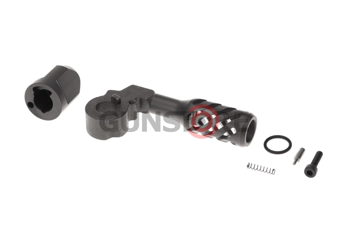 VSR-10 Twisted Hollow Bolt Handle With End Cap for Right Hand