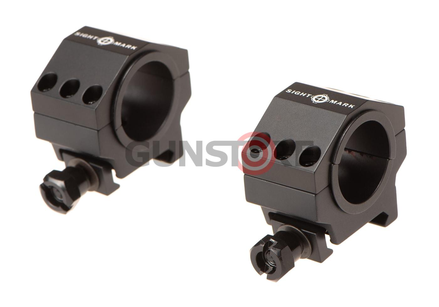 30mm / 25.4mm Tactical Mounting Rings - Low Height