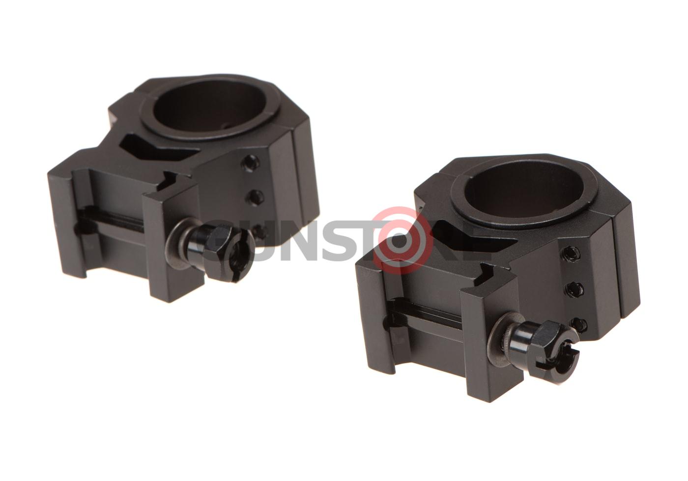 Fotografia: 30mm / 25.4mm Tactical Mounting Rings - High Height