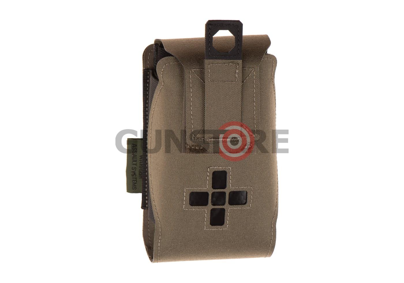 Laser Cut Small Horizontal Individual First Aid Kit Pouch Ranger Green