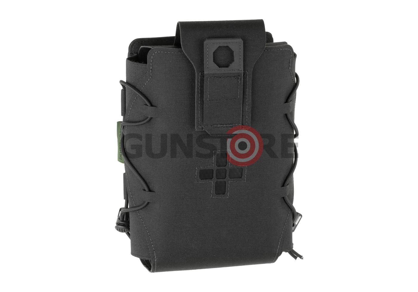 Laser Cut Large Horizontal Individual First Aid Kit Pouch Black