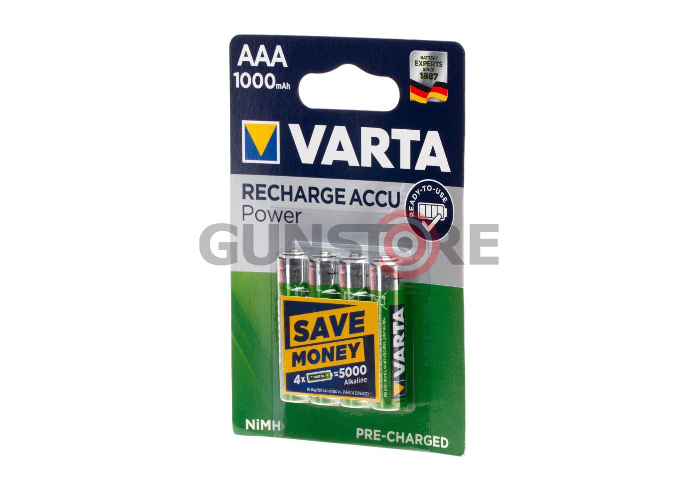 AAA Rechargable 1000mAh 4pcs