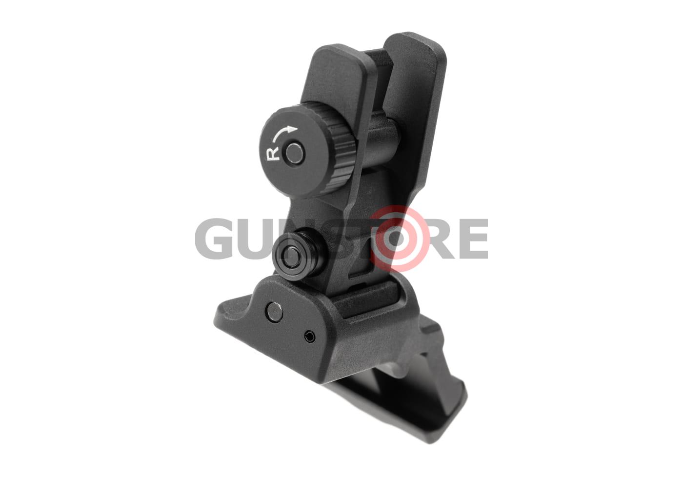 Fotografia: Accu-Sync 45 Degree Angle Flip Up Rear Sight