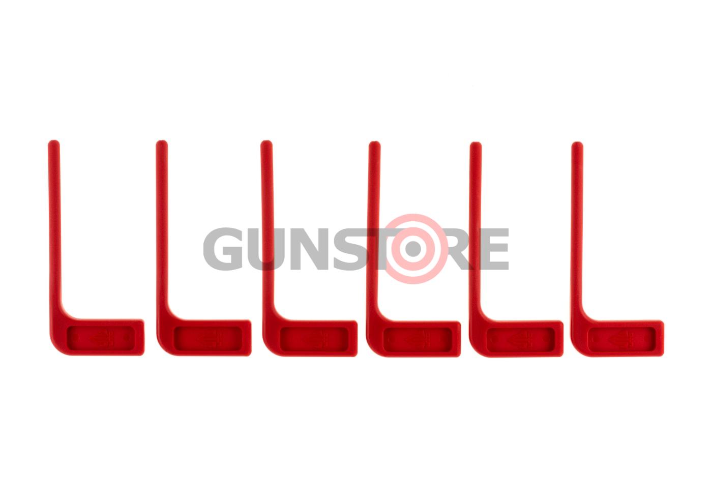 Fotografia: Universal Firearm Chamber Safety Flag 6pcs