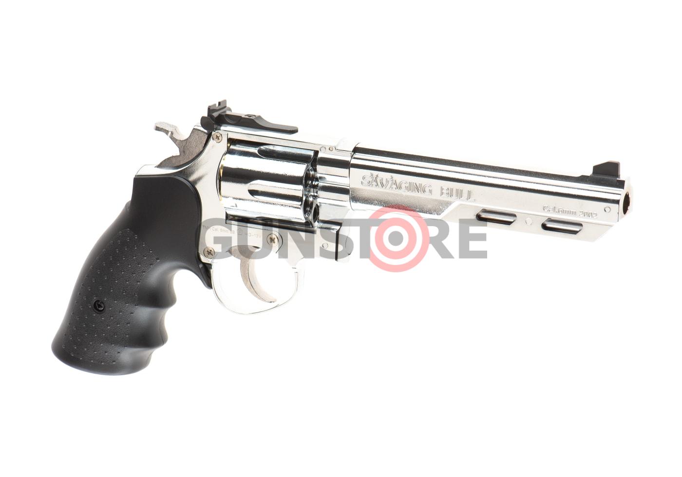 6" Revolver GNB Silver