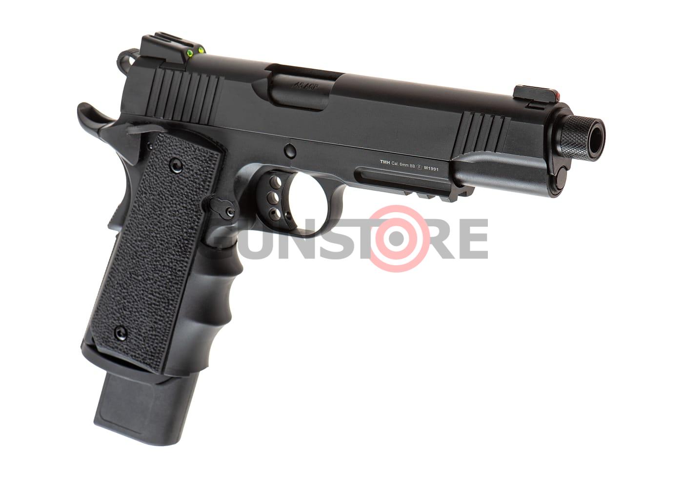 M1911 Extended Full Metal GBB Black