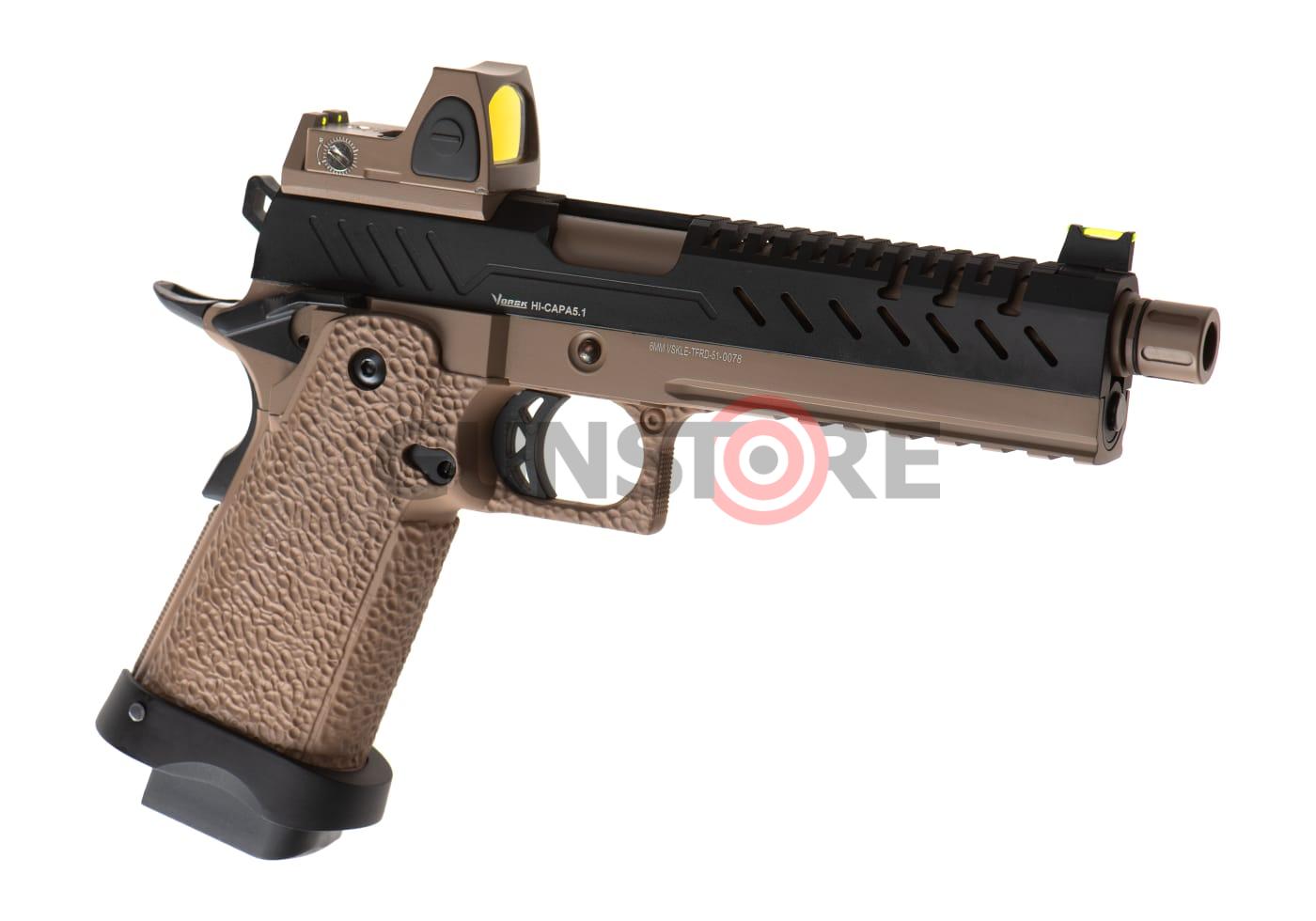 Hi-Capa 5.1 + BDS GBB Tan/Black