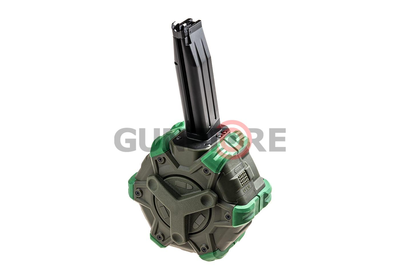 Fotografia: Drum Mag Hi-Capa 5.1 GBB 350rds