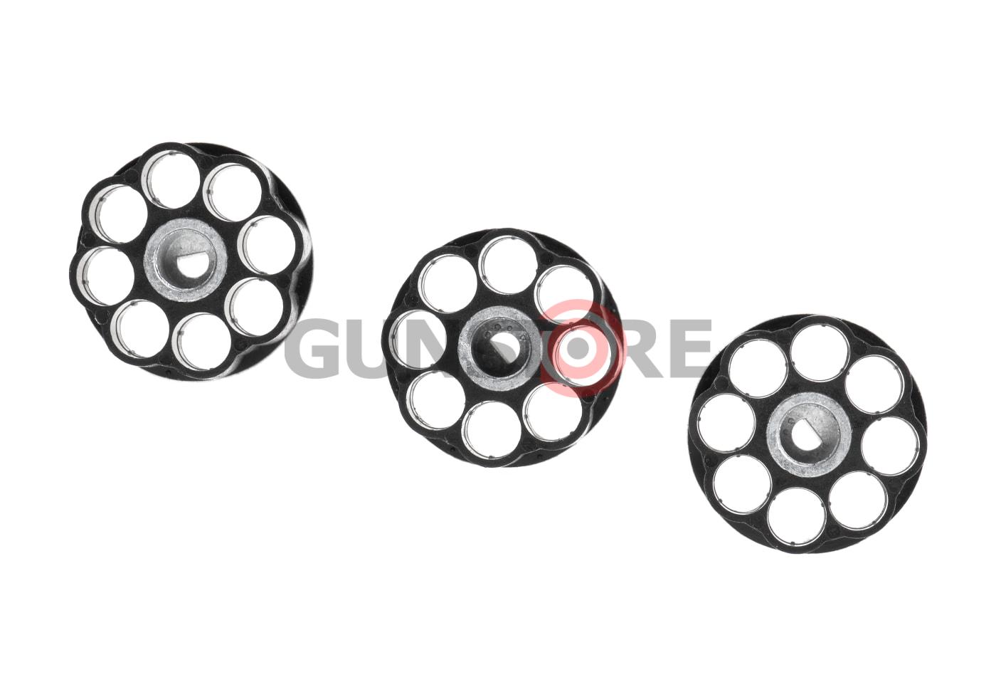 Fotografia: Rotary Magazine Glock 17 Blowback Co2 4.5mm (.177) Diabolo 8rds 3pcs