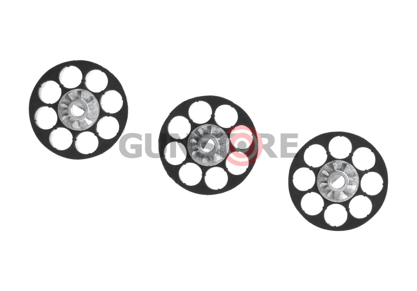 Fotografia: Rotary Magazine Glock 17 Blowback Co2 4.5mm (.177) Diabolo 8rds 3pcs