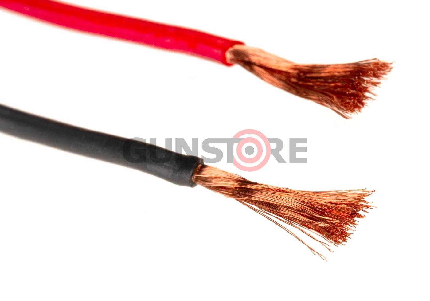 Fotografia: Low Resistance Wire 2x 25m Black + Red