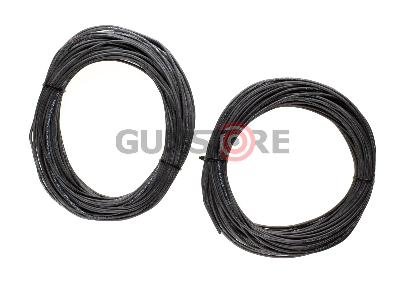 Low Resistance Wire 2x 25m Black