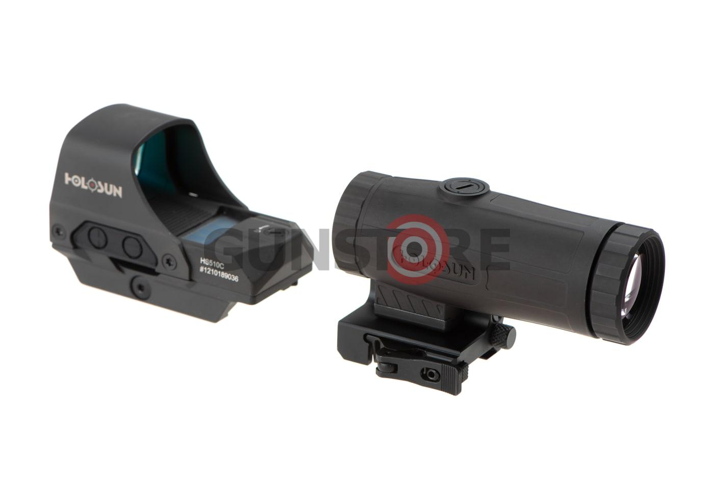 Fotografia: HS510C Solar Red Circle Dot Sight Combo with HM3X