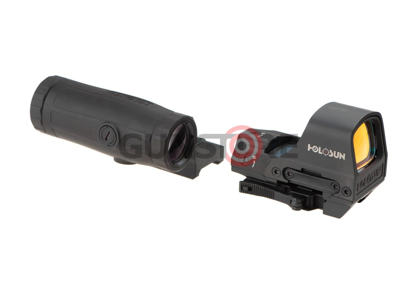 Fotografia: HS510C Solar Red Circle Dot Sight Combo with HM3X