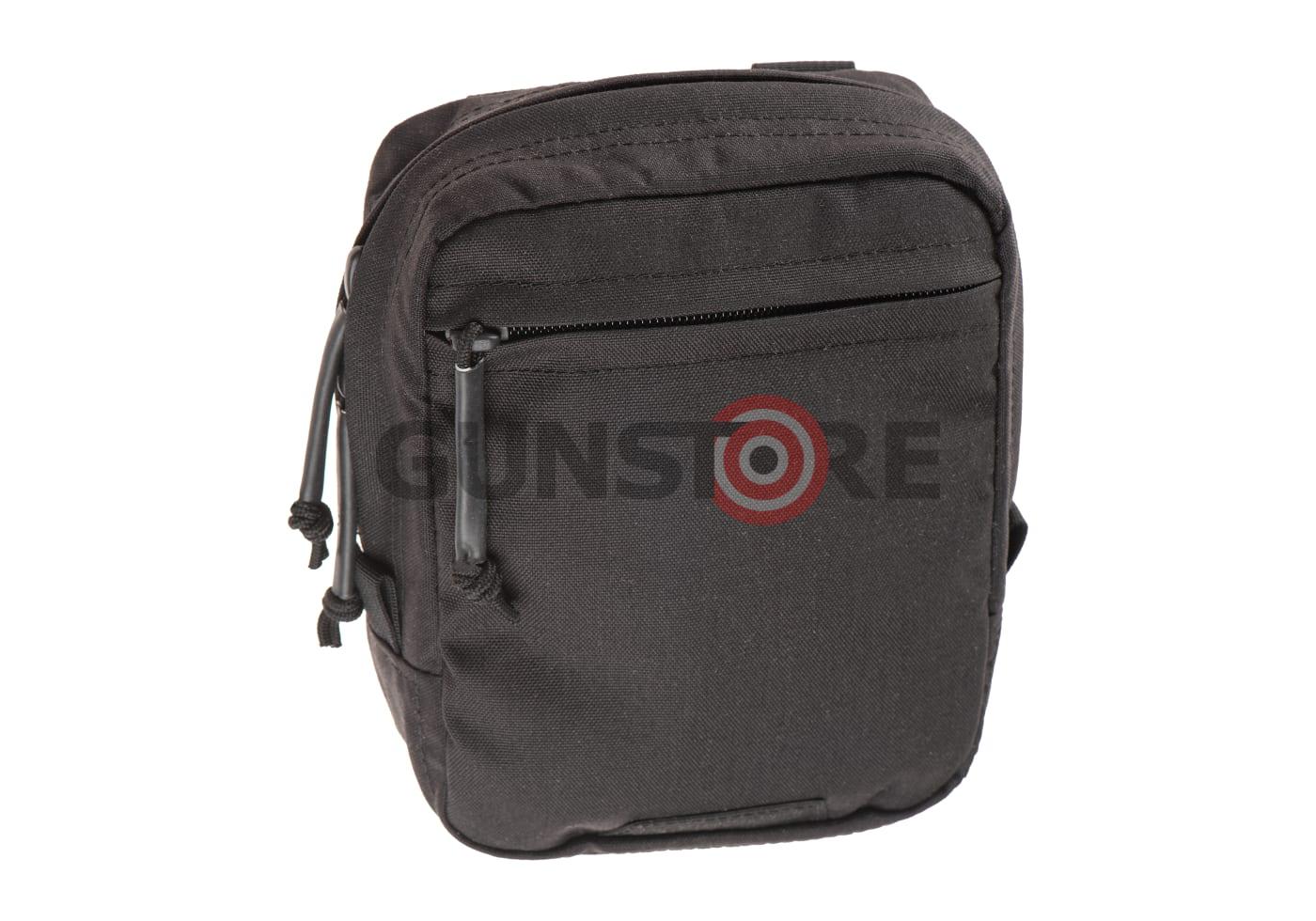Medium Vertical Utility Pouch Zipped Core Black