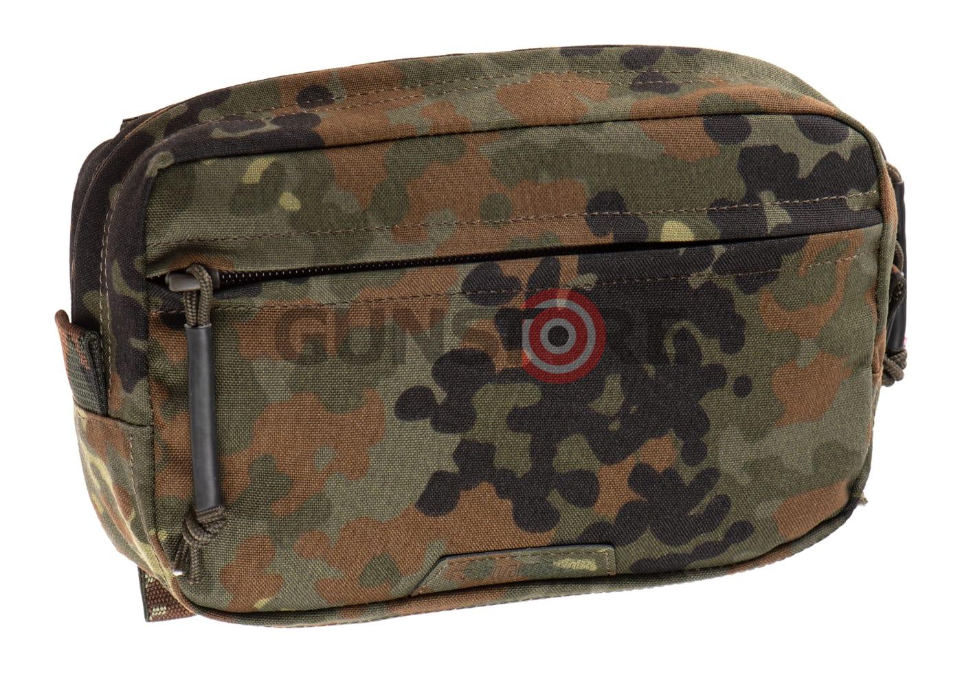 Medium Horizontal Utility Pouch Zipped Core Flecktarn