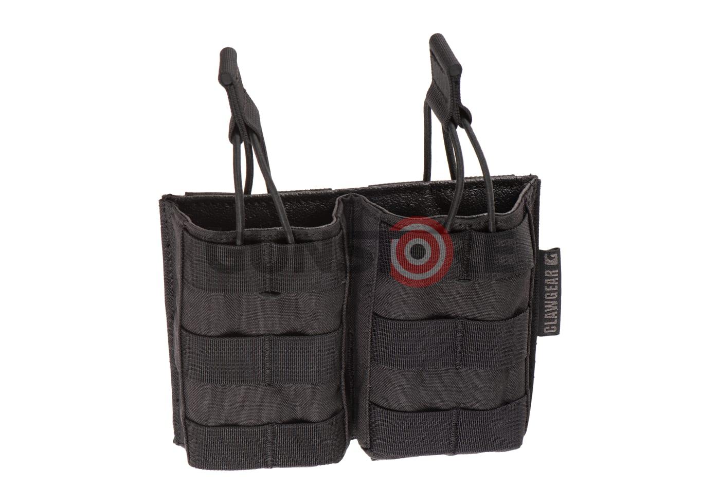 5.56mm Open Double Mag Pouch Core Black