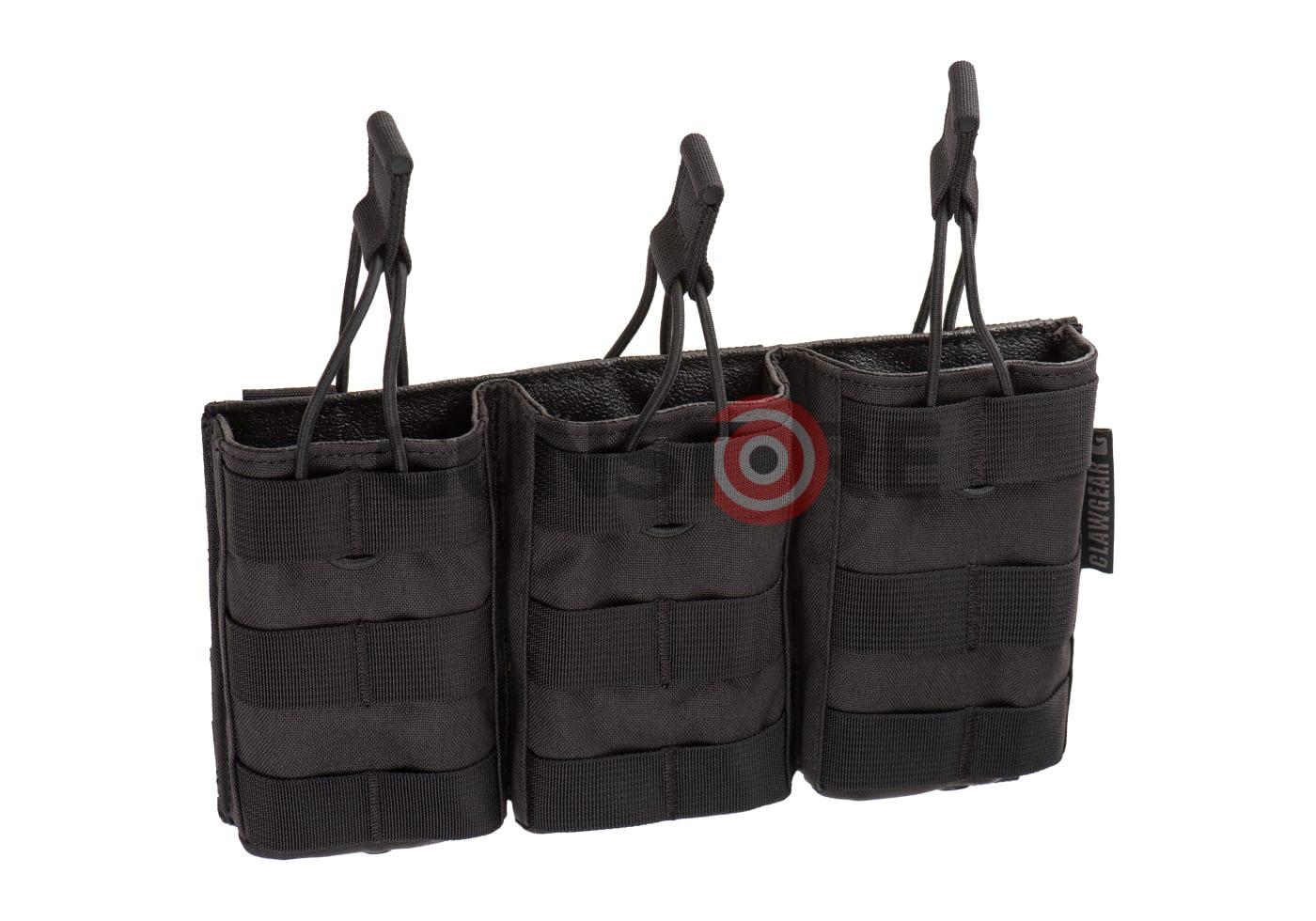 5.56mm Open Triple Mag Pouch Core Black