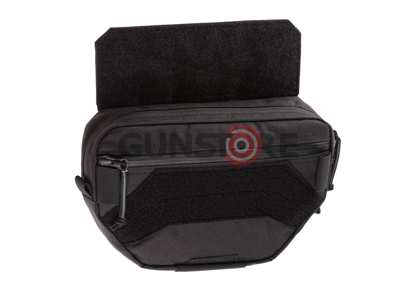 Drop Down Velcro Utility Pouch Black