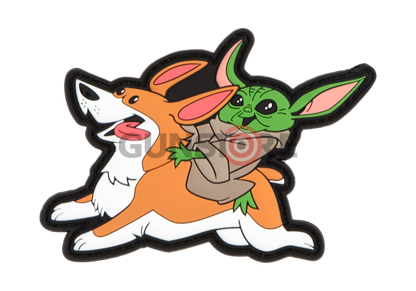 Baby Y Riding Corgi Patch