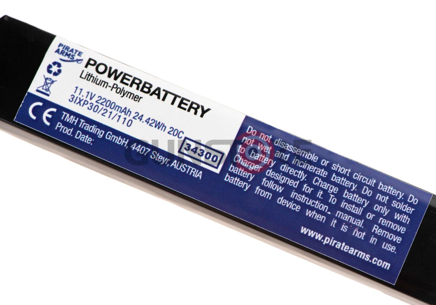 Fotografia: LiPo 11.1V 2200mAh 20C Split Type T-Plug