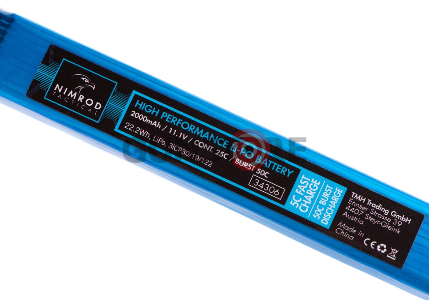 Fotografia: Lipo 11.1V 2000mAh 25C Split Type T-Plug