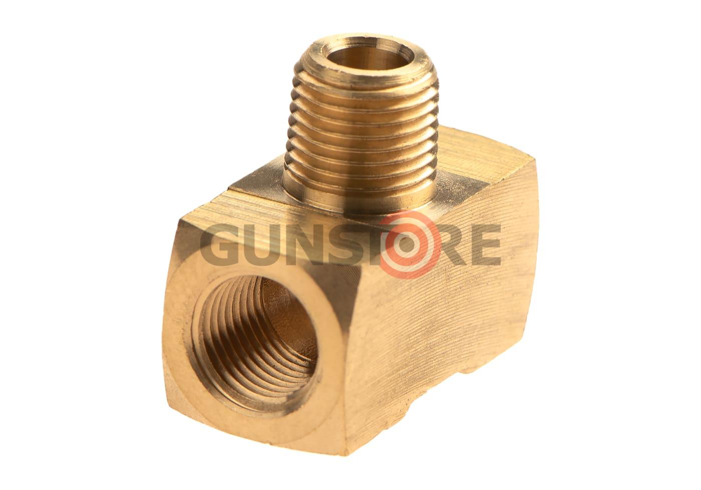 Fotografia: HPA Twin Coupling T Shape - 2x Inner 1/8NPT - Output I