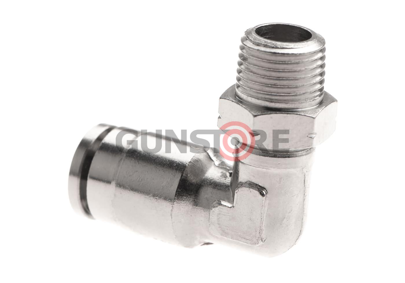 Fotografia: HPA 6mm Hose Coupling 90 Degree - Outer 1/8 NPT