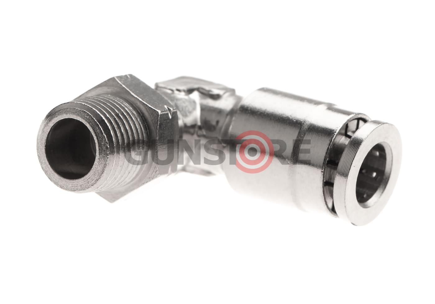 Fotografia: HPA 6mm Hose Coupling 90 Degree - Outer 1/8 NPT