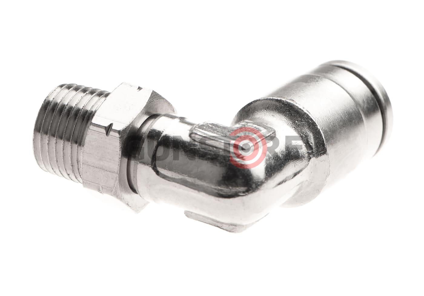 Fotografia: HPA 6mm Hose Coupling 90 Degree - Outer 1/8 NPT