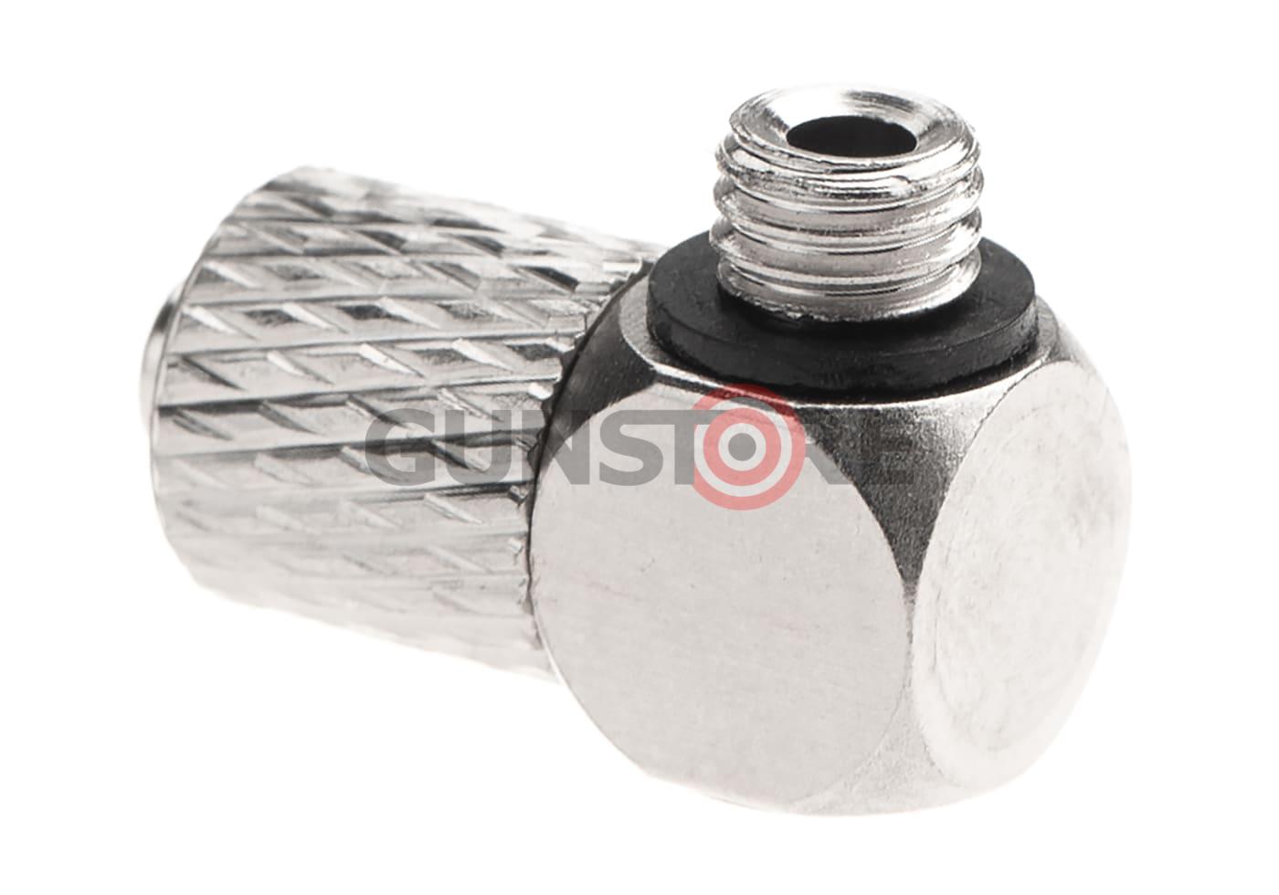 Fotografia: HPA 6mm Hose Coupling with Screwed Catch 90 Degree - Outer M5 Thread