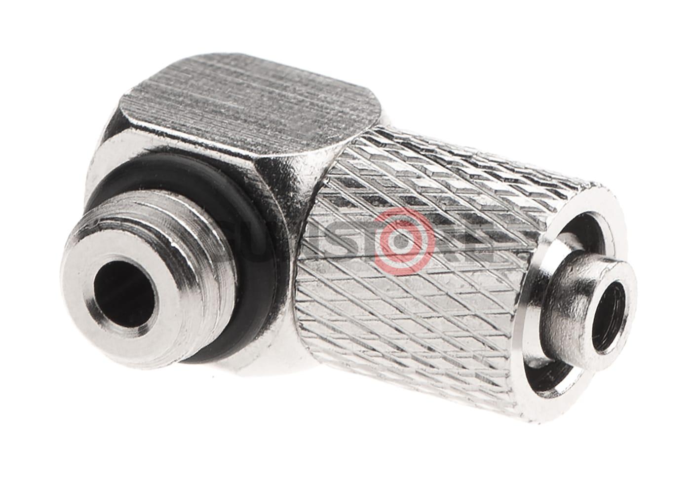 Fotografia: HPA 6mm Hose Coupling with Screwed Catch 90 Degree - Outer M6 Thread