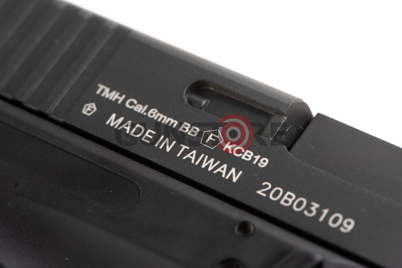 Fotografia: KWC17 Black Barrel Metal Version Co2