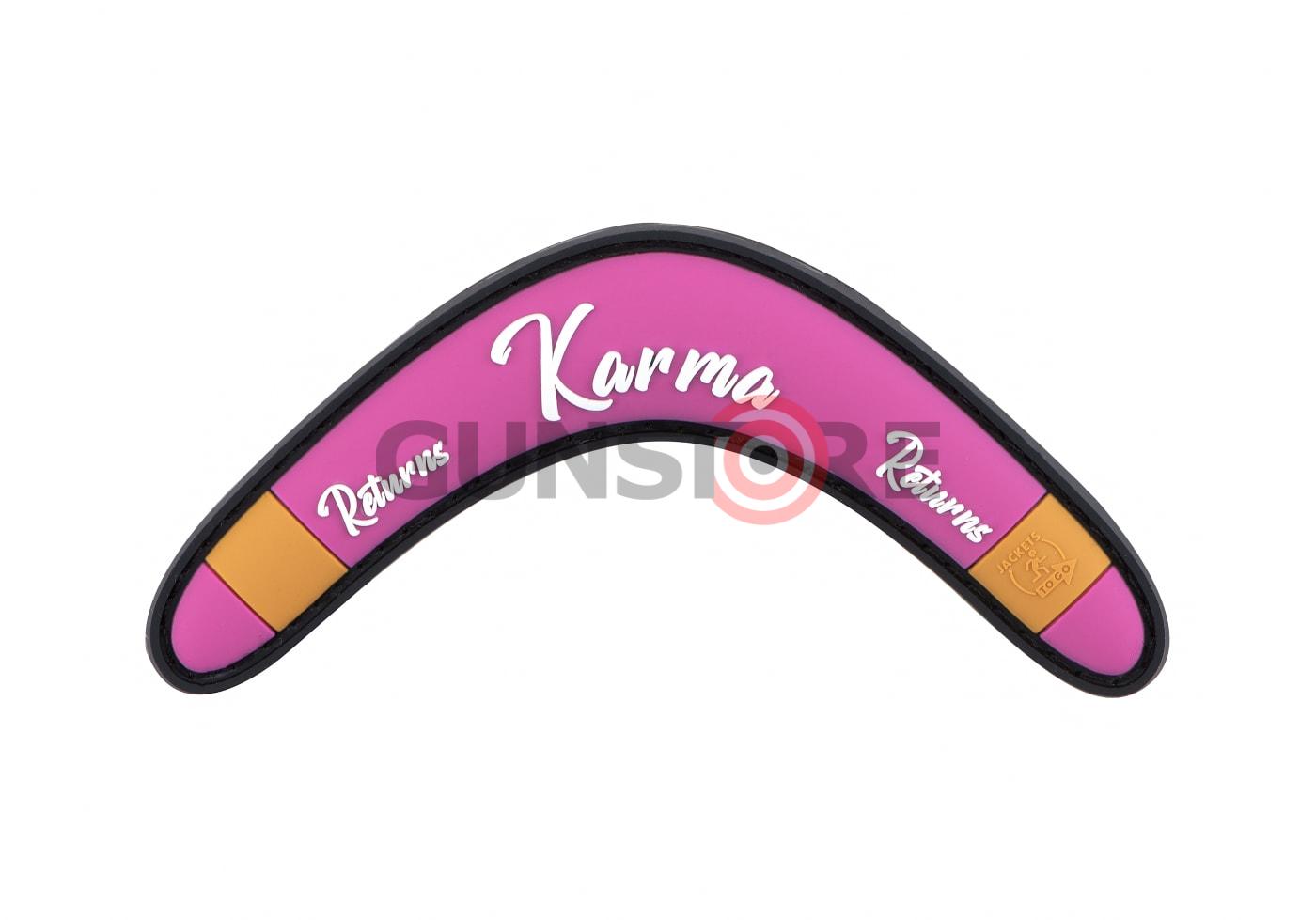 Karma Returns Rubber Patch Pink