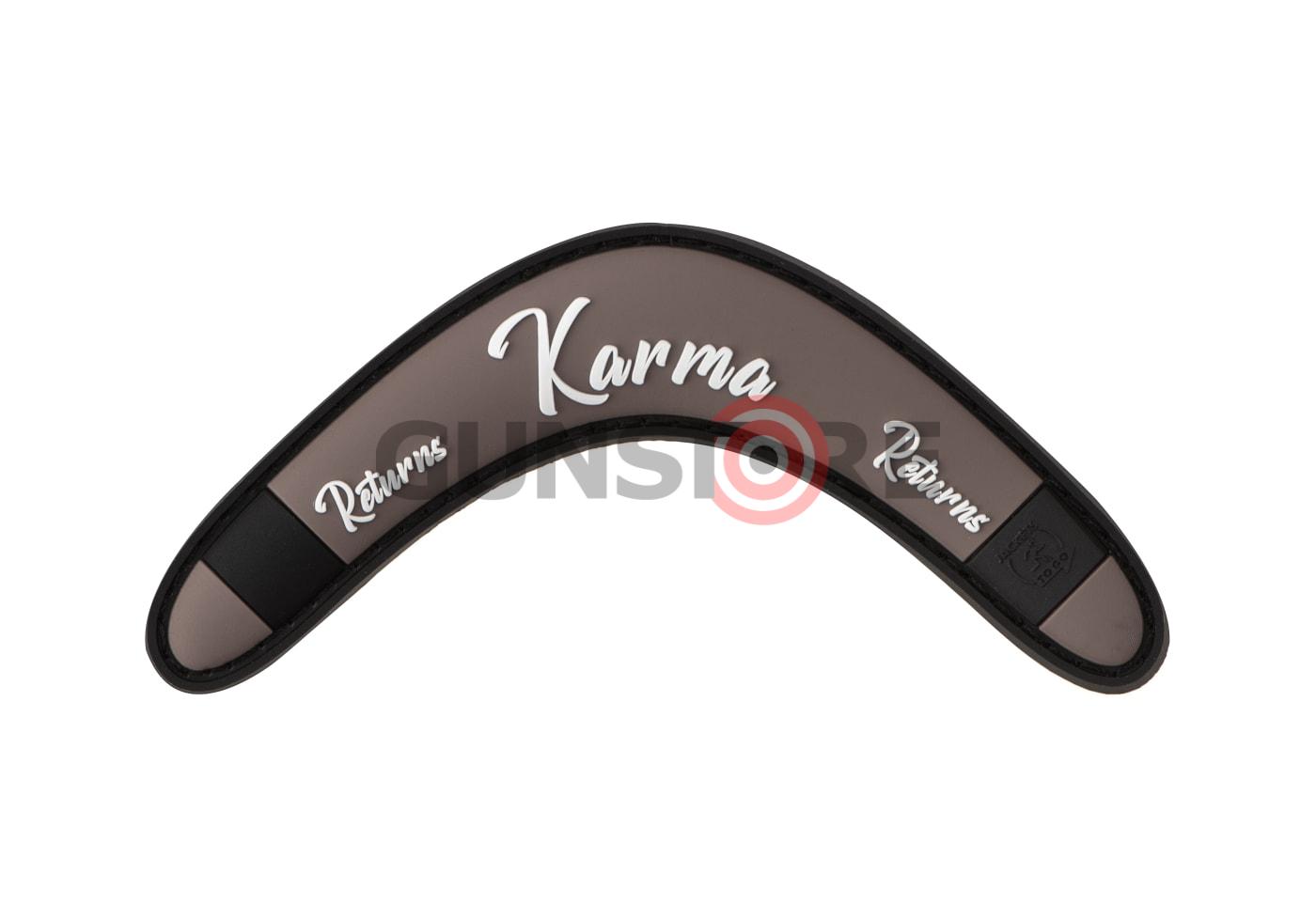 Karma Returns Rubber Patch Brown