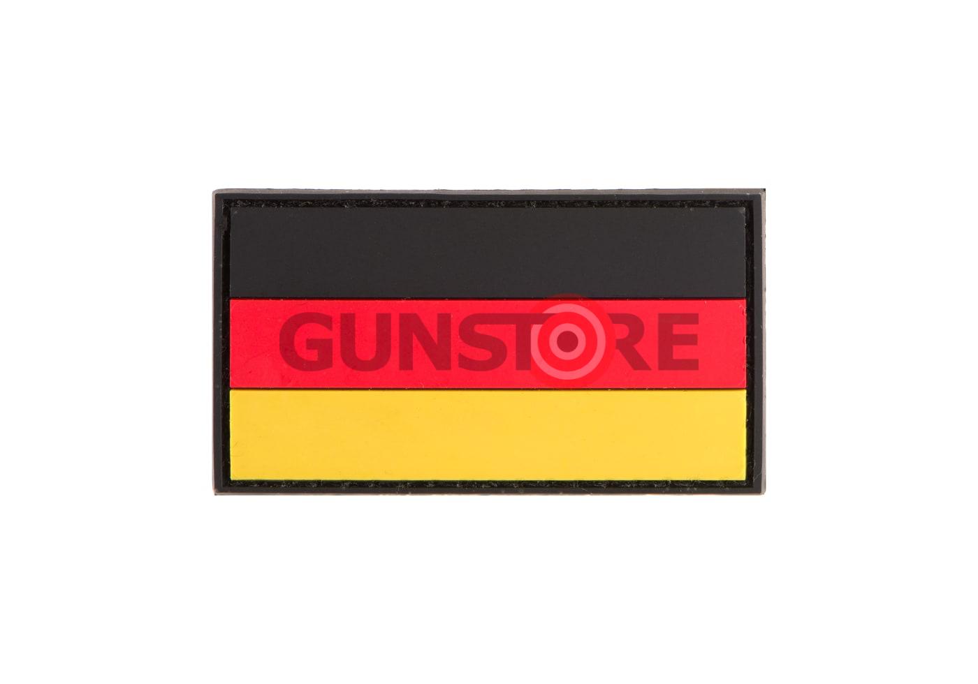 German Flag Blank Rubber Patch