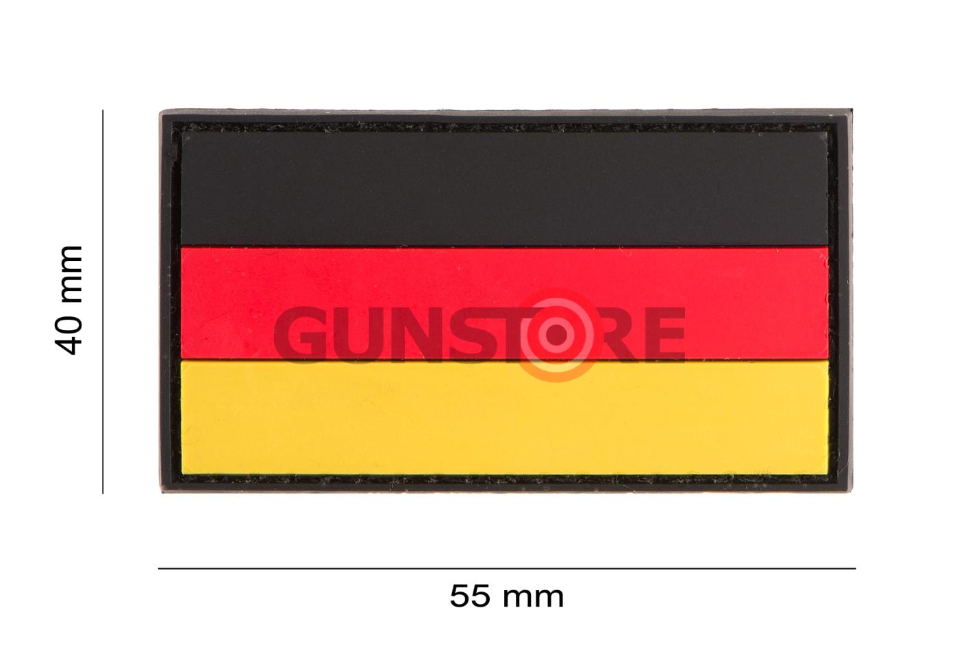 Fotografia: German Flag Blank Rubber Patch