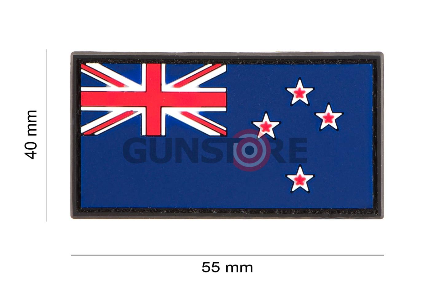 Fotografia: New Zealand Flag Rubber Patch