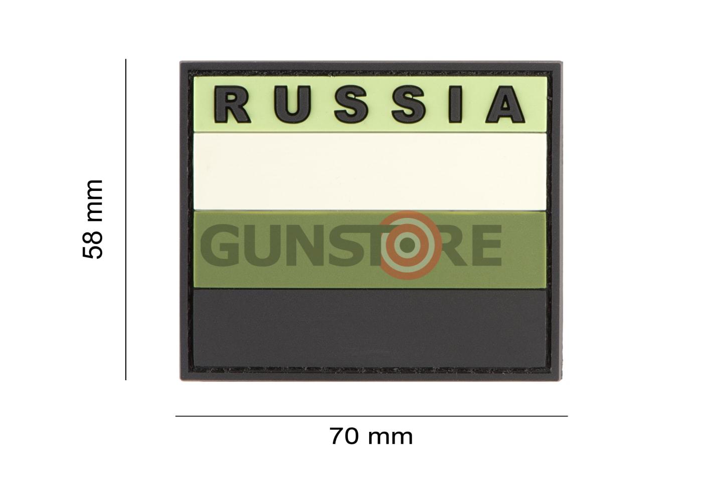 Fotografia: Russia Flag Rubber Patch
