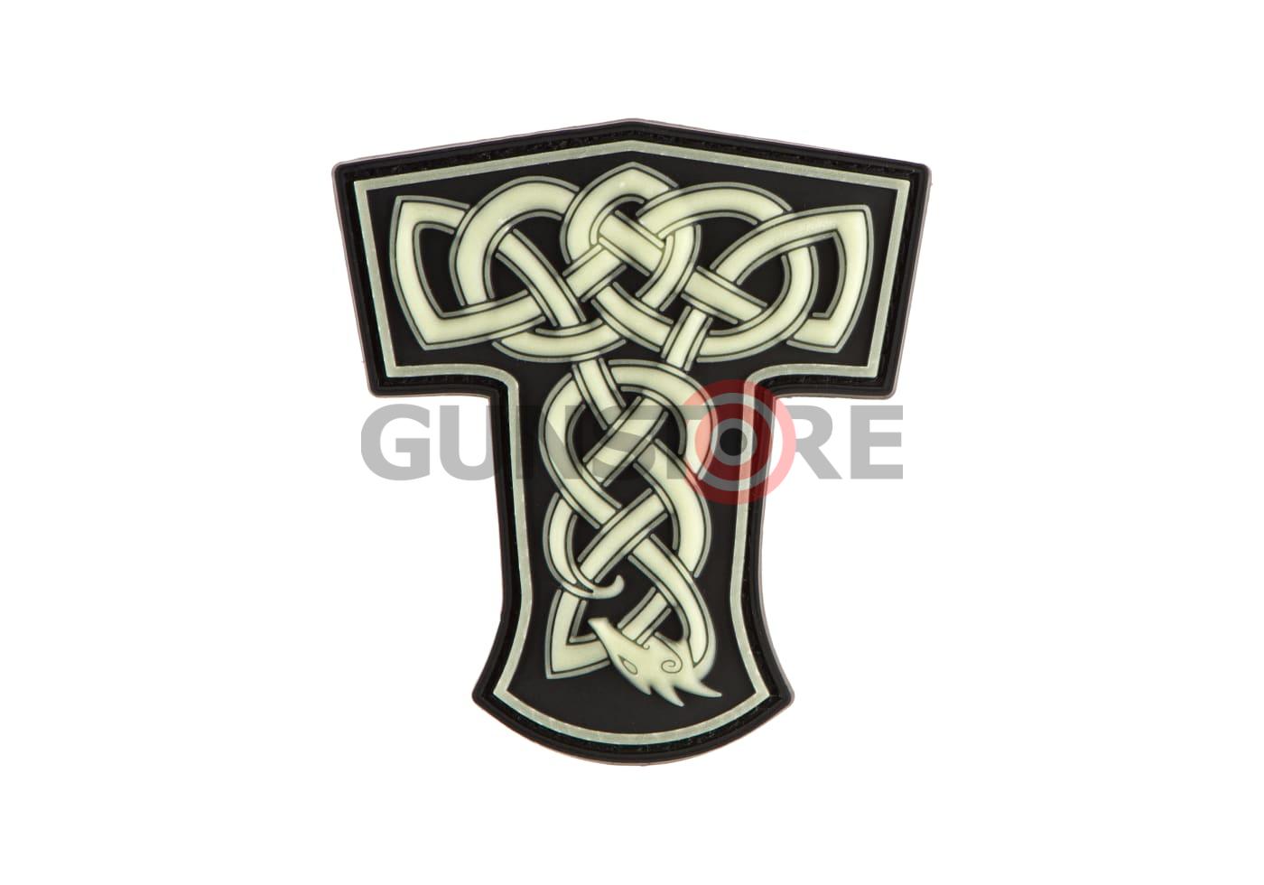 Thors Hammer Dragon Rubber Patch