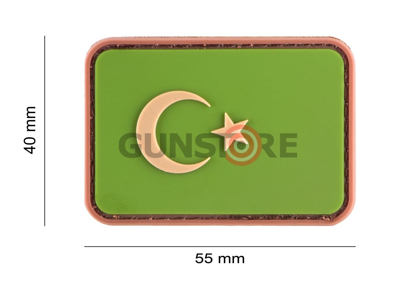 Fotografia: Turkey Flag Rubber Patch