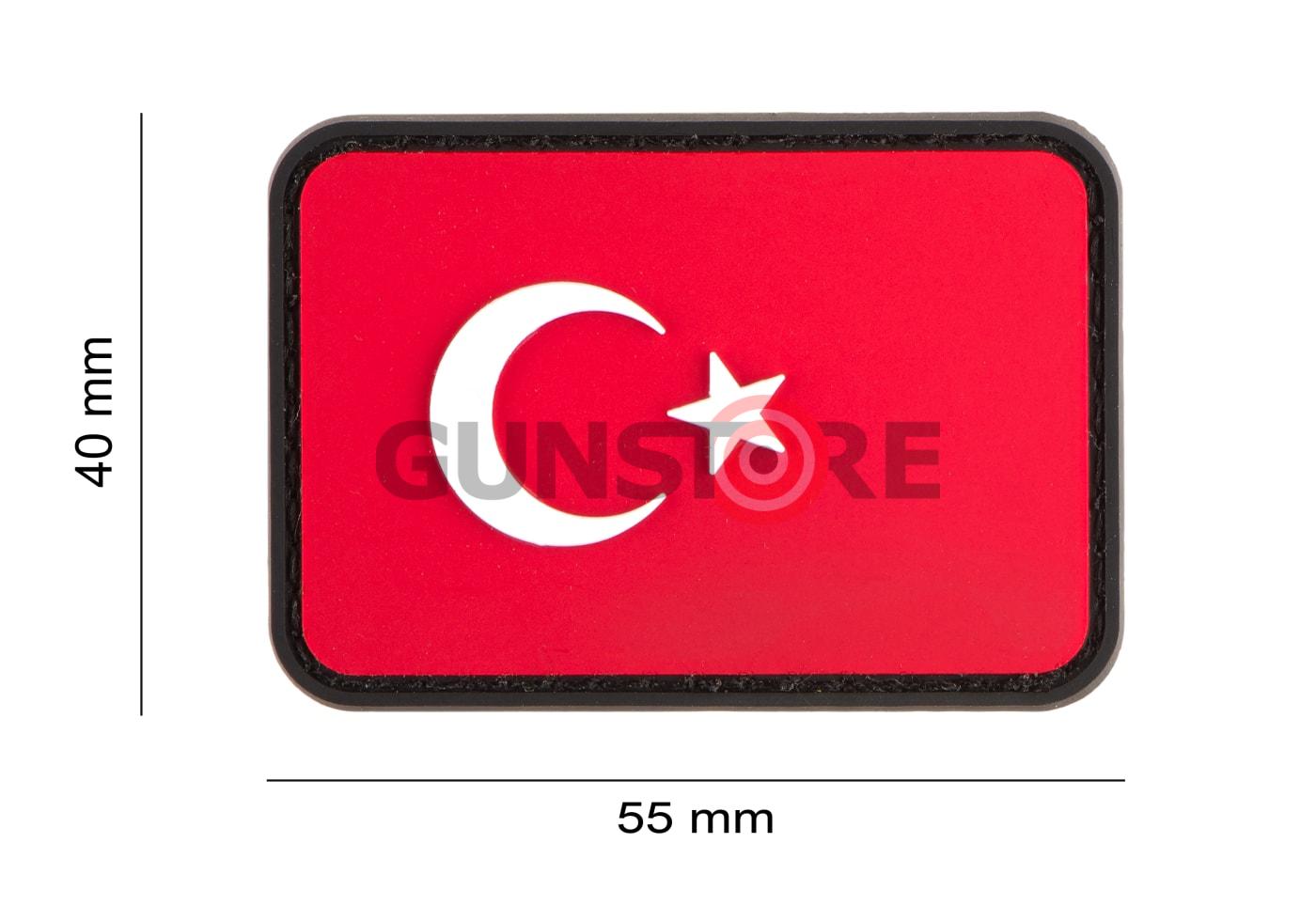 Fotografia: Turkey Flag Rubber Patch