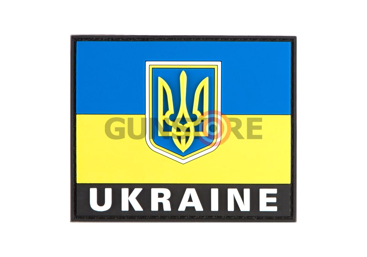 Ukraine Flag Rubber Patch Multicolor