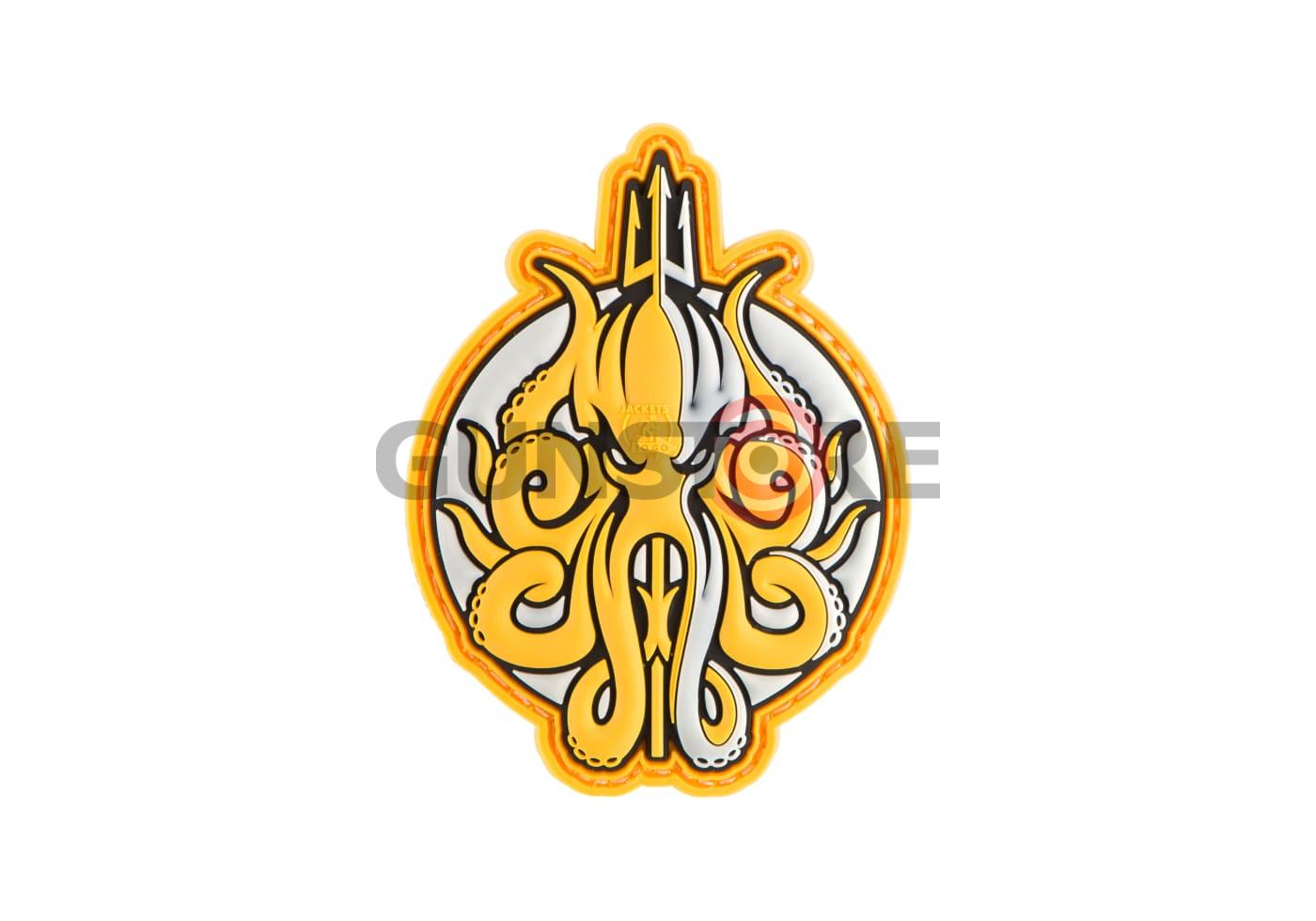 Release the Kraken Rubber Patch Yellow